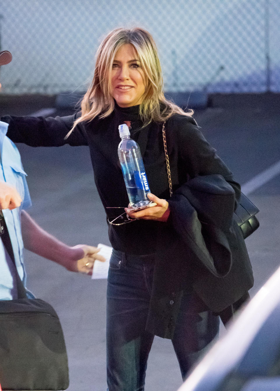 LOS ANGELES, CA - DECEMBER 05: Jennifer Aniston is seen at 'Jimmy Kimmel Live' on December 05, 2017 in Los Angeles, California.  (Photo by RB/Bauer-Griffin/GC Images)