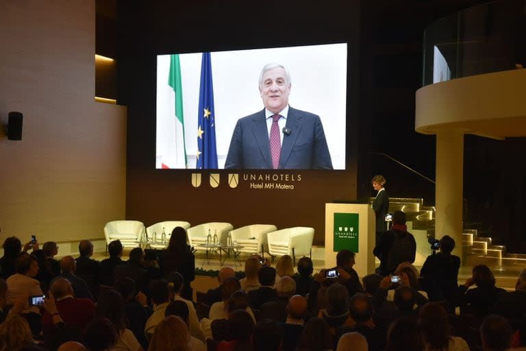 El mensaje del canciller italiano, Antonio Tajani