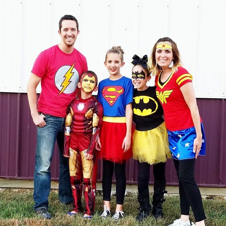 DIY Superhero Family (With Wonder Woman!) Costume