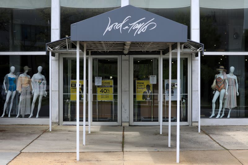 FILE PHOTO: The Wisconsin Place shopping center remains closed as the coronavirus disease (COVID-19) outbreak continues in Washington