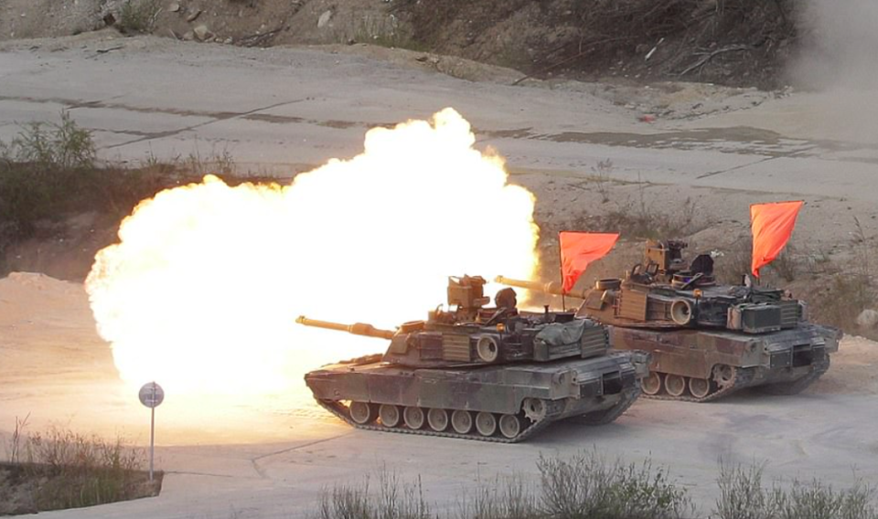 Tank fire