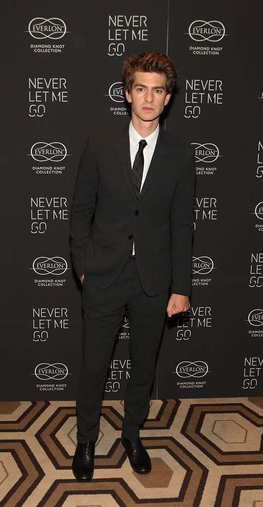 Never Let Me Go NY Premiere 2010 Andrew Garfield