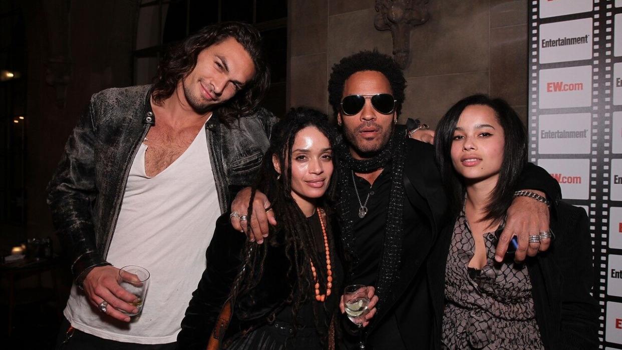 Lenny kravitz i. Ленни Кравиц и Джейсон Момоа. Зои Кравиц и Джейсон Момоа.