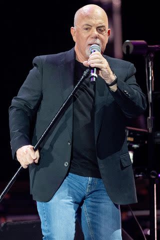 <p>Dave Hogan/Hogan Media/Shutterstock</p> Billy Joel performing at Hyde Park in London on July 7, 2023