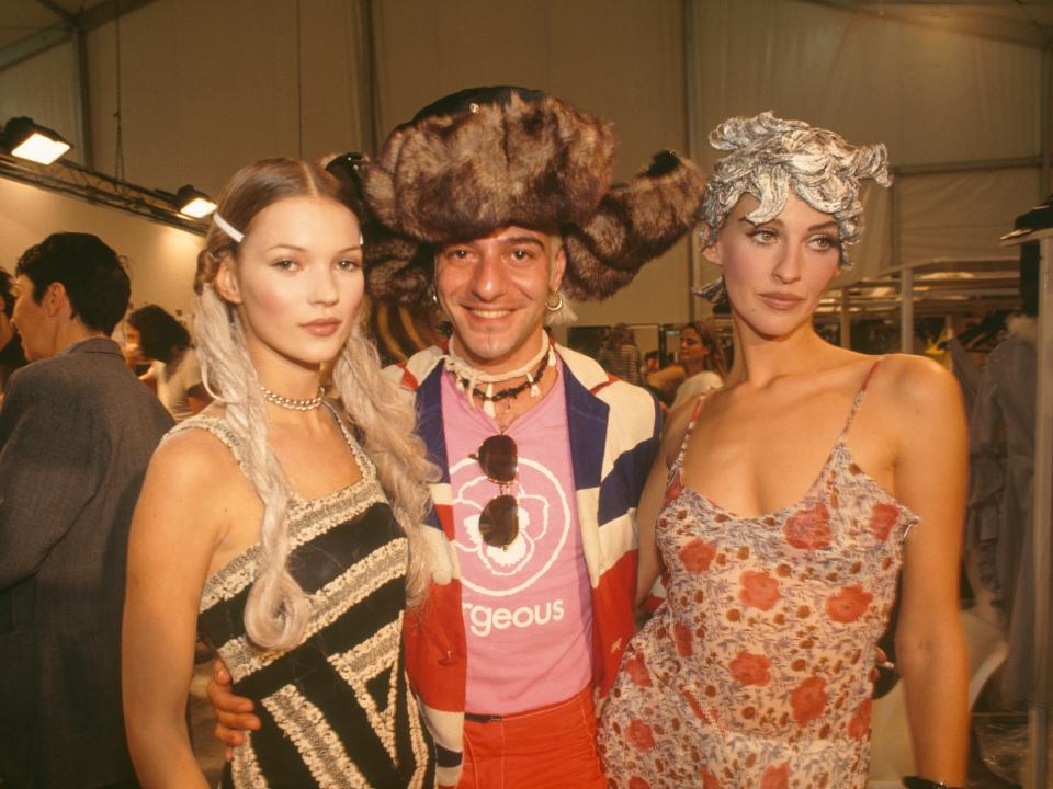 Kate Moss first modeled the John Galliano jacket in 1993.