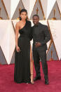 <p>Comedian Kevin Hart wore a flashy, studded tuxedo jacket — love a man who is never intimidated by height difference.</p>