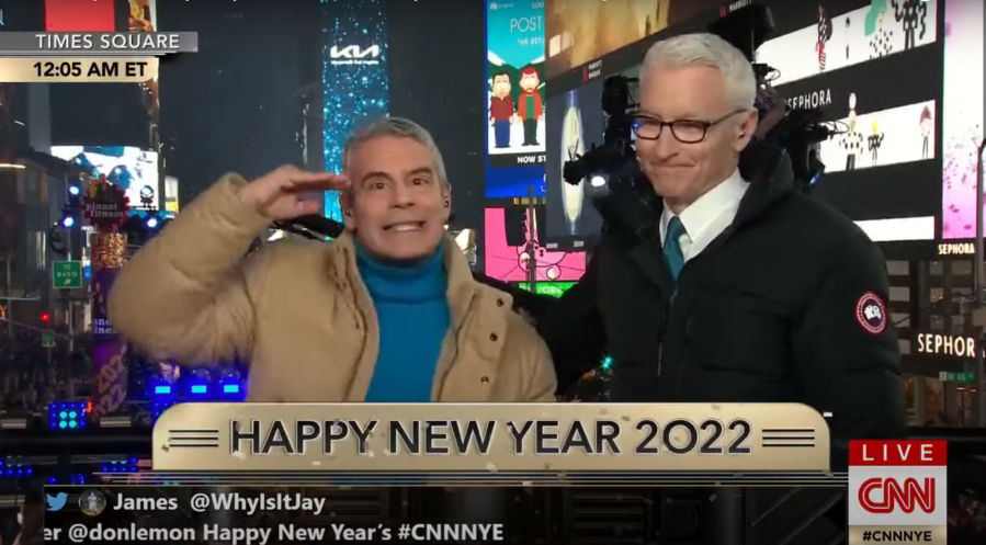 Andy Cohen and Anderson Cooper s Funniest Televised New Year s Eve Moments