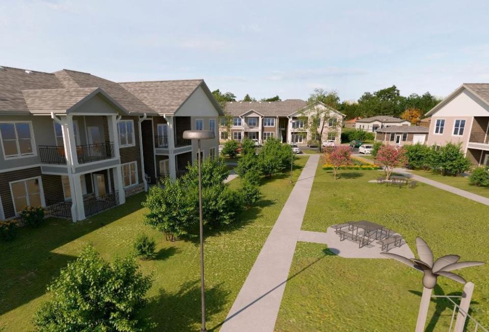 LDG Development has proposed building a 128-unit affordable apartment complex at 4516 Cane Run Road, called The Path Off Cane Run.