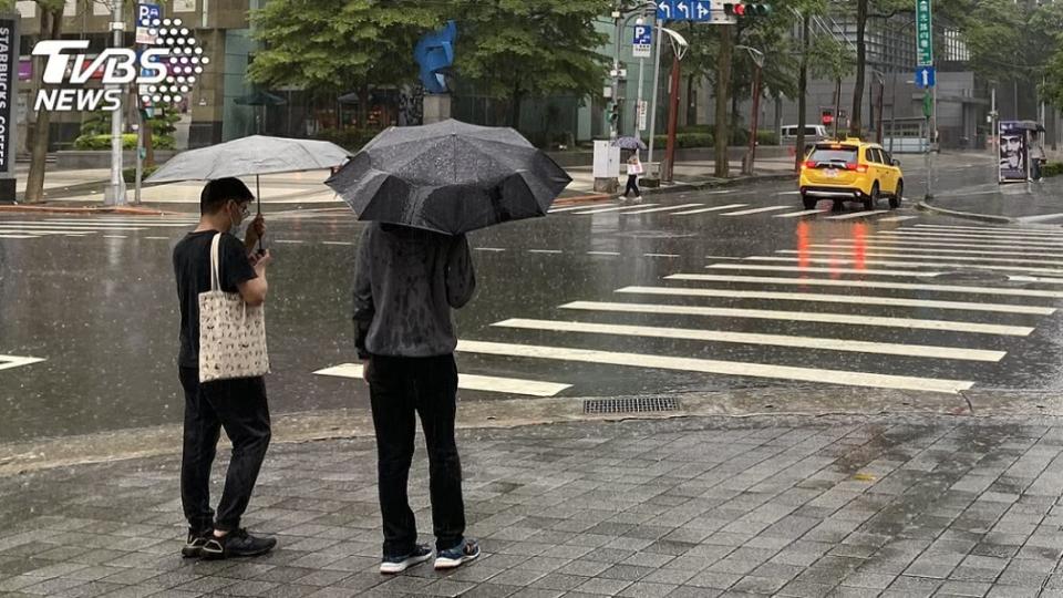 北北基今（28）日仍有局部發生大雨機率。（示意圖／TVBS資料畫面）