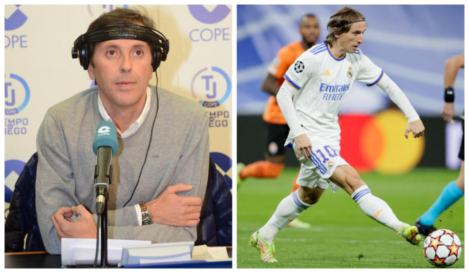 Paco González encuentra una excusa longeva para criticar a Luka Modric (Fuentes: Europa Press/Europa Press vía Getty Images y David S. Bustamante/Soccrates/Getty Images)