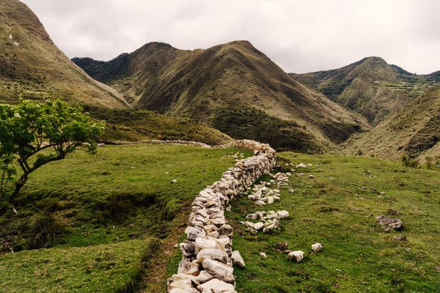 <p>João Canziani</p> On the trail from La Petaca, a Chachapoyan archaeological site.