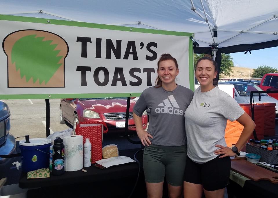 Christine Villagomez and Kristina "Tina" Jimenez are the owners of Tina's Toast.