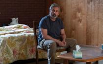 <p>Aktuell ist er in der Dramaserie "The Patient" (ab 30. November, Disney+) zu sehen: Ein Serienmörder (Domhnall Gleeson) nimmt er seinen Therapeuten Alan (Steve Carell, Bild) gefangen. Von dessen Expertise erhofft sich der Verbrecher, endlich von seinen mörderischen Gedanken loszukommen. Gelingt Alan das nicht, drohen weitere schreckliche Verbrechen - und schlimme Konsequenzen für den Therapeuten. (Bild: 2022 FX Networks)</p> 