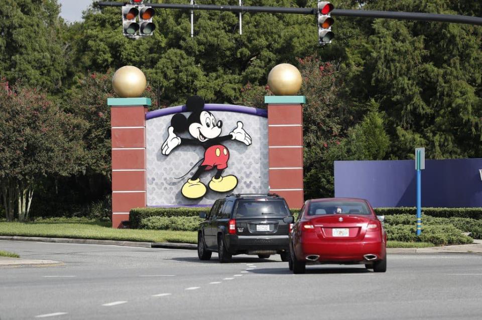 L'entrée de Disney World à Lake Buenavista en Floride, le 11 juillet 2020. - OCTAVIO JONES 