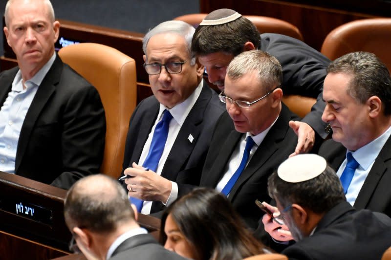 Netanyahu's government passed the key judicial law amid a national conflict. Photo by Debbie Hill/UPI