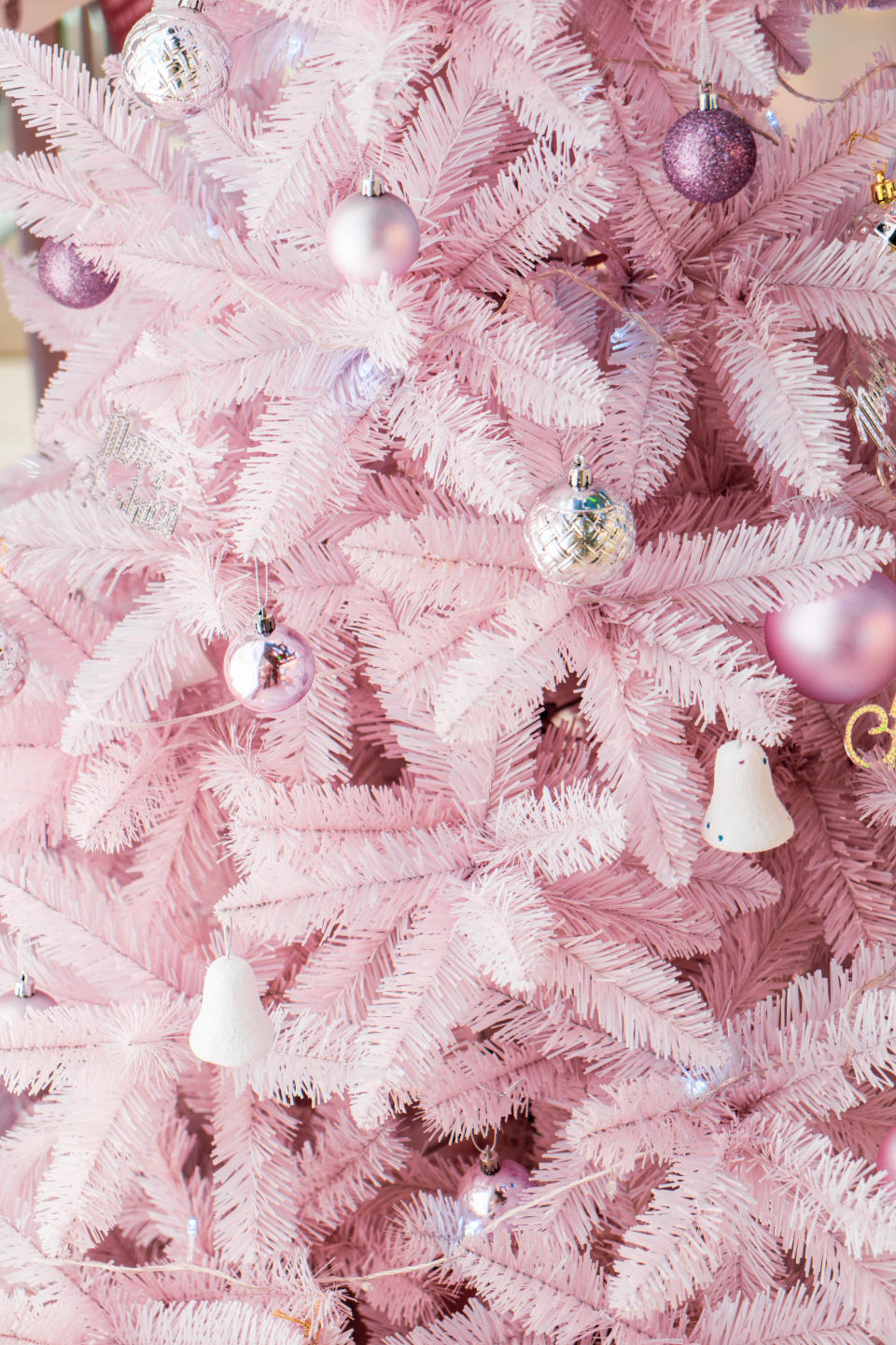 Pink Christmas trees, pink baubles and pink garlands can be a great way to embrace this trend. (Getty Images)