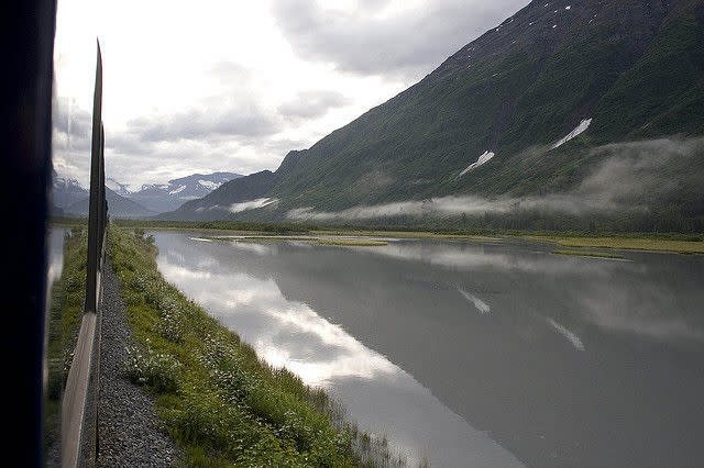 The Alaska Glacier Discovery Train