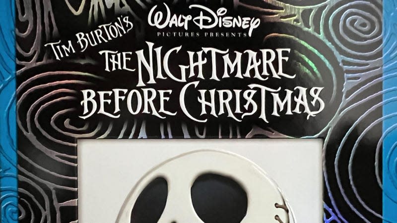 dvd cover that says tim burton's nightmare.