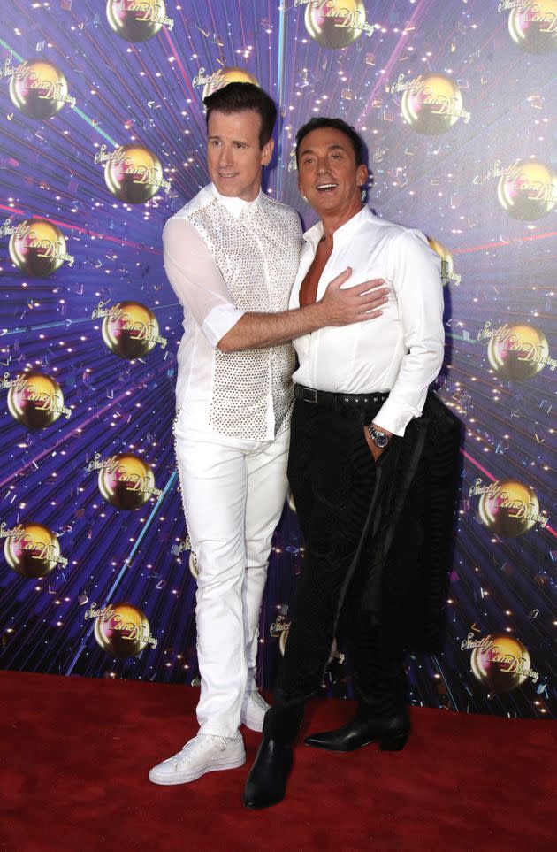 Anton Du Beke and Bruno Tonioli pictured at the Strictly launch in 2019 (Photo: Mike Marsland via Getty Images)