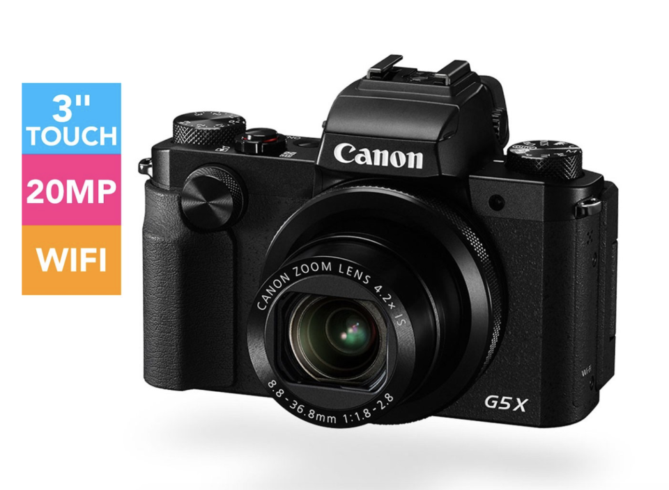 Canon PowerShot G5X Digital Camera. Photo: Catch.com.au