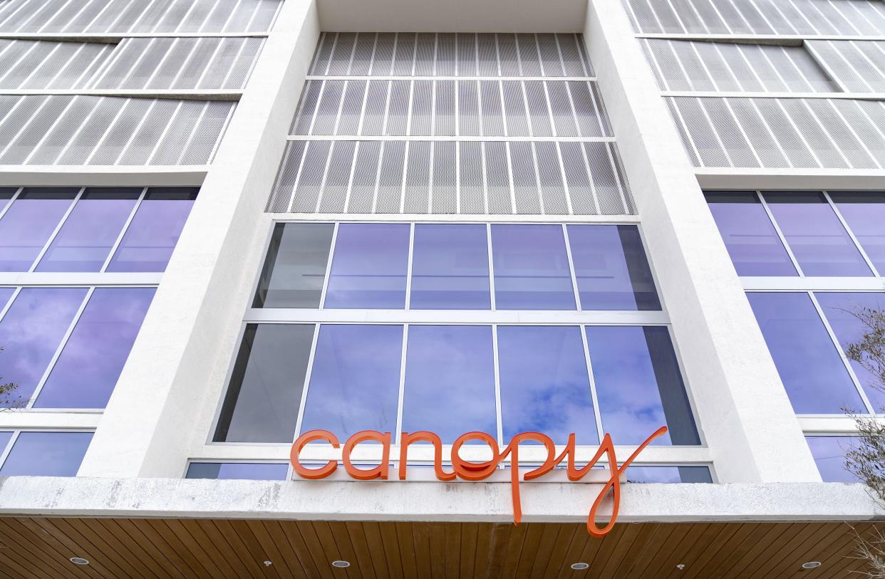 The Canopy by Hilton Hotel in West Palm Beach, Florida on January 28, 2020.