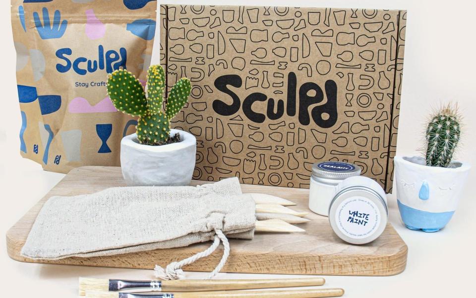 Sculpd has some great starter kits to throw down some pottery - Sculpd