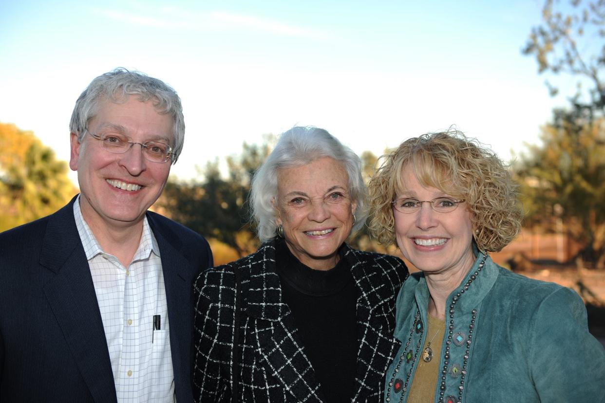 Robert Henry and his wife, Jan, with Sandra Day O'Connor in Oklahoma City.