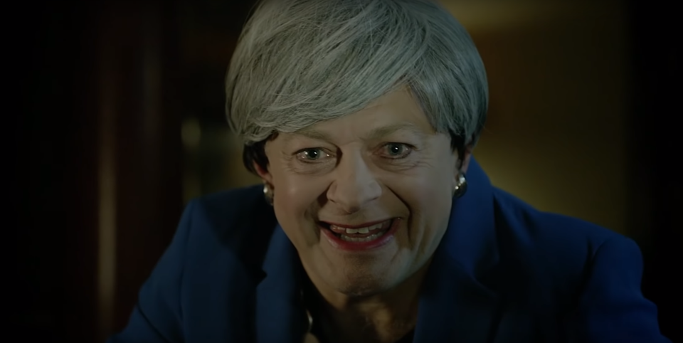 <p>The motion capture actor has put in a terrifying turn as the PM to call for a so-called People’s Vote on Brexit.</p>