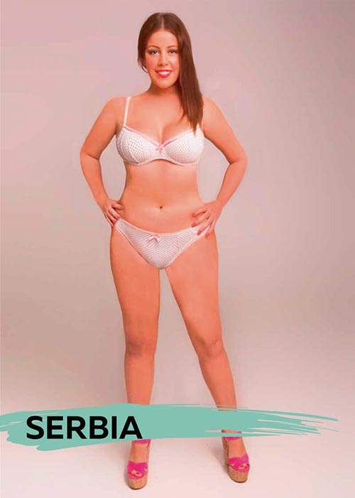 See astonishing differences of 'perfect female figure' when 18