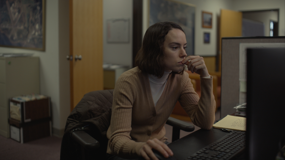 Daisy Ridley stars as a quiet Oregon office worker who comes out of her shell in "Sometimes I Think About Dying."