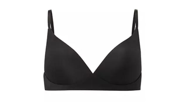 John Lewis ANYDAY Paige Non Wired Ribbed Crop Top Bra, White at John Lewis  & Partners