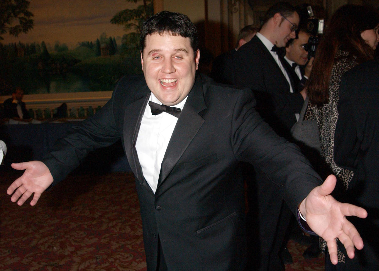 Comedian Peter Kay at the Grosvenor House Hotel, London, for the RTS (Royal Television Society) Programme Awards.   (Photo by Andy Butterton - PA Images/PA Images via Getty Images)