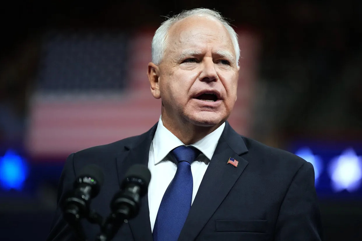 Image: Tim Walz politics political politician (Andrew Harnik / Getty Images file)