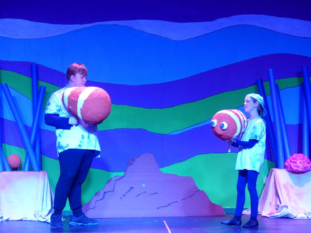 The cast and crew for the Chillicothe Civic Theater's performance for Fining Nemo Jr. has been hard at work creating sets, props and practicing for opening night.