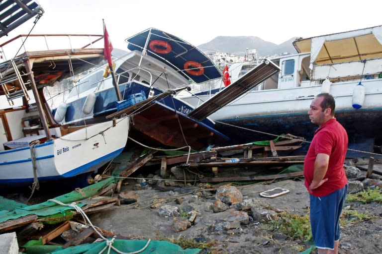 Bodrum's mayor said the biggest problem in the area was power cuts after a powerful quake hit the Turkish resort and the Greek island of Kos