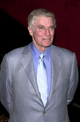 Charlton Heston at the New York premiere of 20th Century Fox's Planet Of The Apes