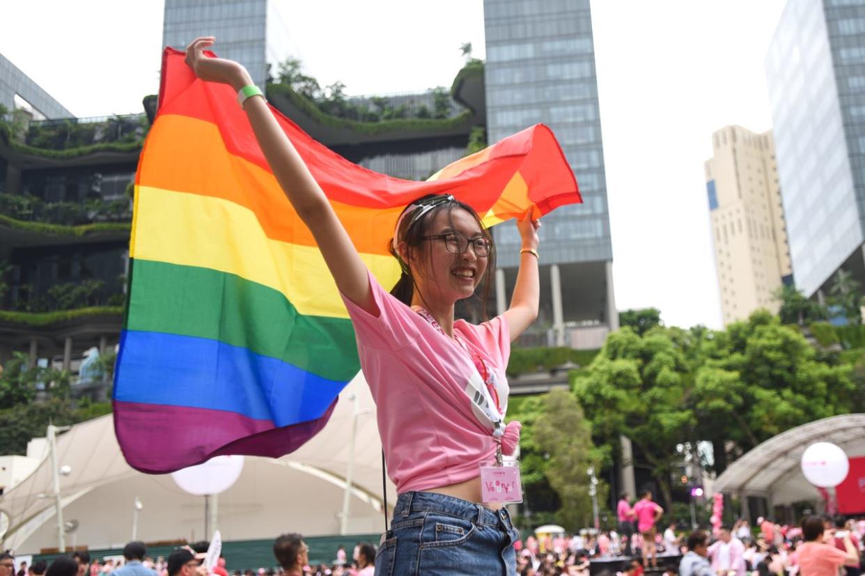 Scenes from Pink Dot 2018 at Singapore’s Hong Lim Park on 21 July, 2018. (Photo: Stefanus Ian/Yahoo Lifestyle Singapore)