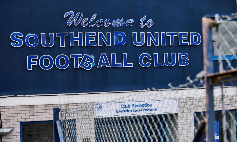 <span>Southend were ordered to pay a £1m bond by the National League in order to compete next season.</span><span>Photograph: David Levene/The Guardian</span>