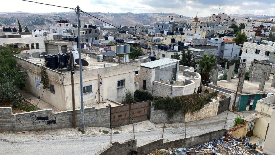 A view of the Deheisheh refugee camp in the West Bank. The small area is now home to more than 18,500 people. - Ivana Kottasova/CNN