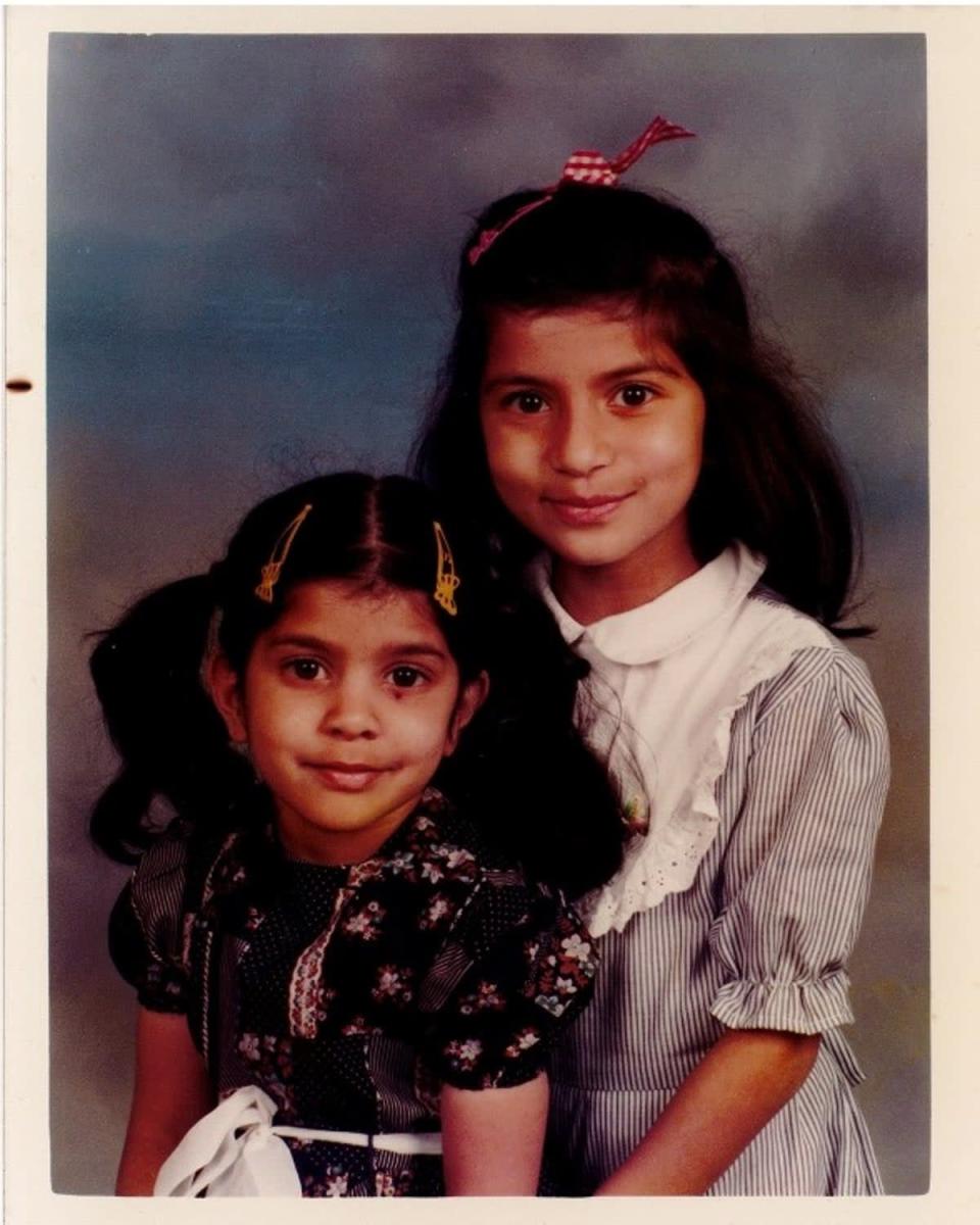 Leena and Teena Gade spent part of their childhood in India (Leena Gade)