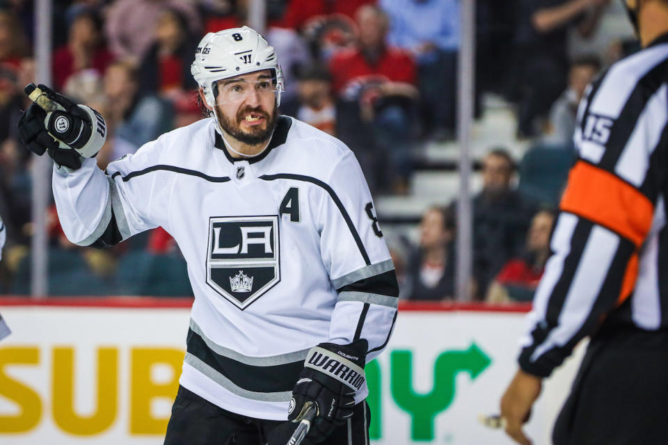 Los Angeles Kings defenceman Drew Doughty is vowing that his team will be better in 2019-20 after he felt like they let the organization down amid a struggling campaign. (Sergei Belski-USA TODAY Sports)