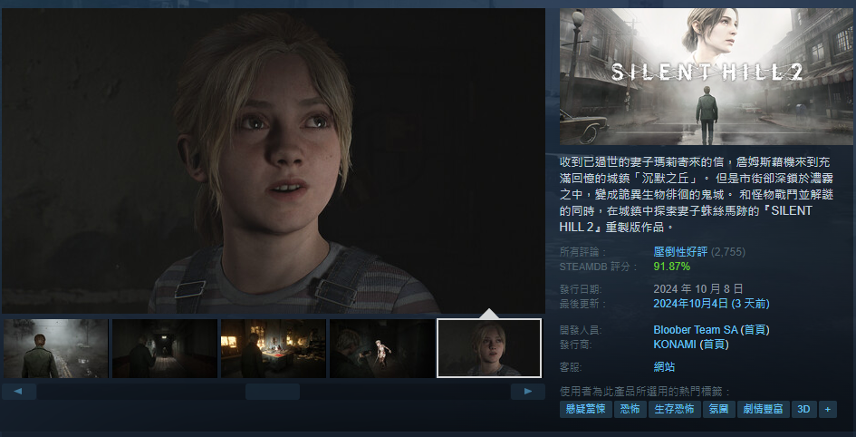 （圖源：Silent Hill 2／Steam）