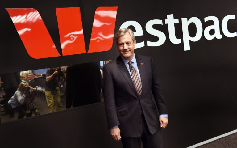 Westpac CEO, Brian Hartzer, seen in Sydney, in November 2015