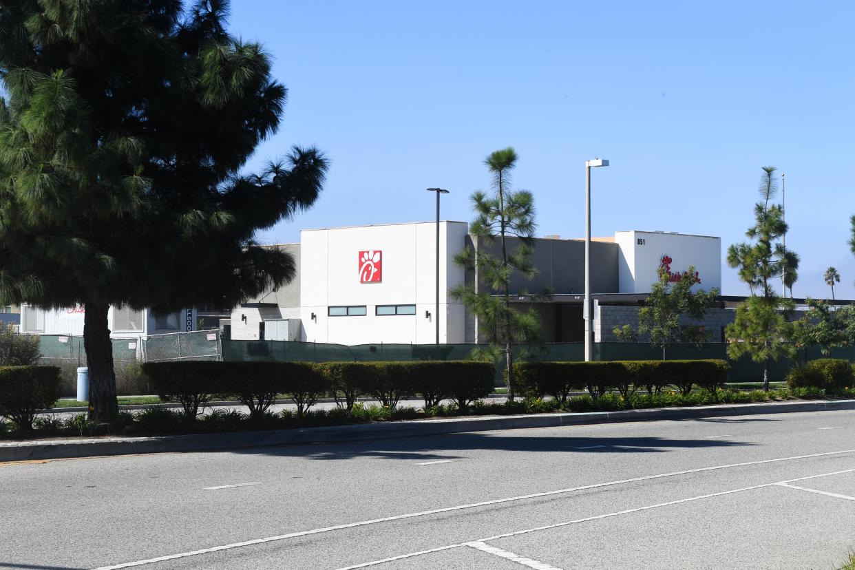 A Chik-fil-A under construction at The Collection shopping center in north Oxnard is one of two new sites planned in Ventura County on Wednesday, Oct. 18, 2023.
