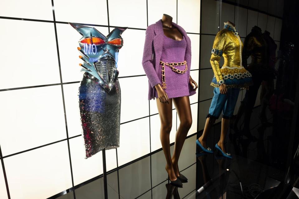 Appearances from Thierry Mugler and Chanel (V&A)