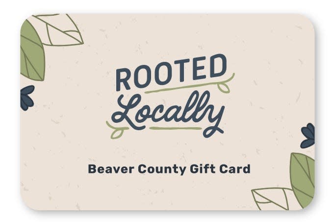 The Rooted Locally eGift card is good at 30 local small businesses.
