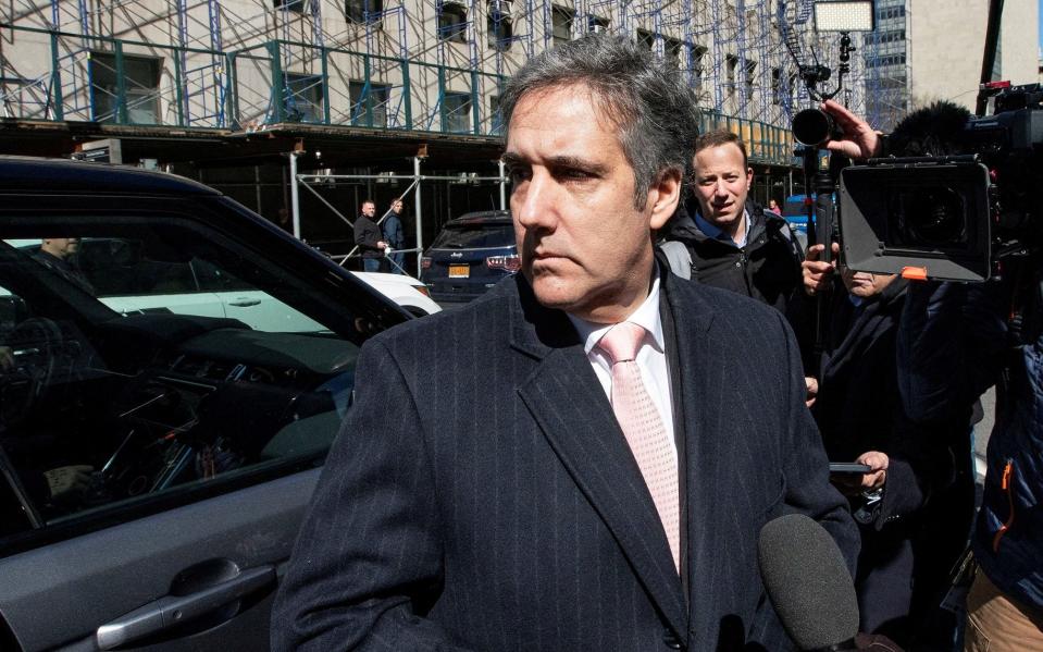 In 2018, Michael Cohen, Mr Trump's former 'fixer', pleaded guilty to a series of offences, including campaign finance violations related to the hush money payment - EDUARDO MUNOZ