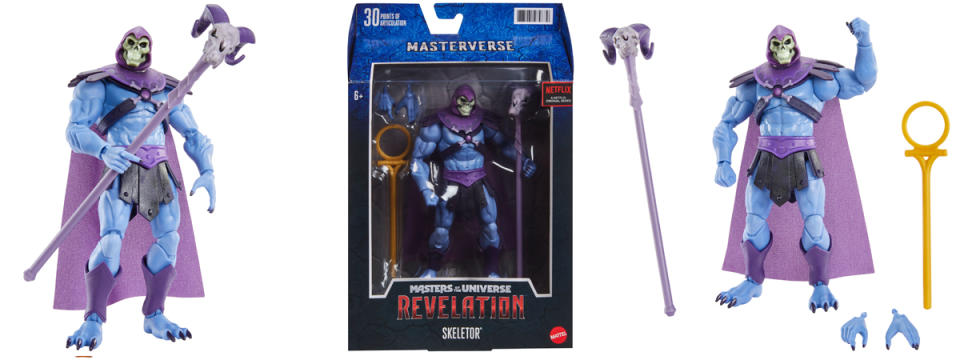 The Lord of Snake Mountain gets a new 7" figure based on his Masters of the Universe: Revelation new look.