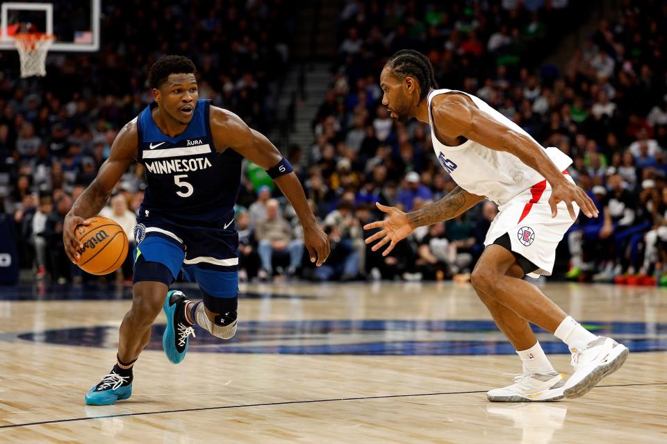 The Timberwolves beat the Clippers last month in their first meeting of the season. (David Berding/Getty Images)
