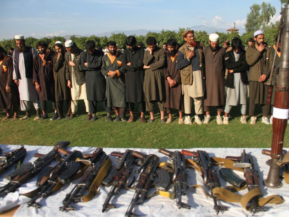 Members of ISIS-K in Afghanistan.